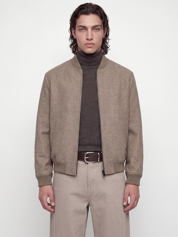 Veste mi-saison 'JJEJAMES' JACK & JONES en gris : devant