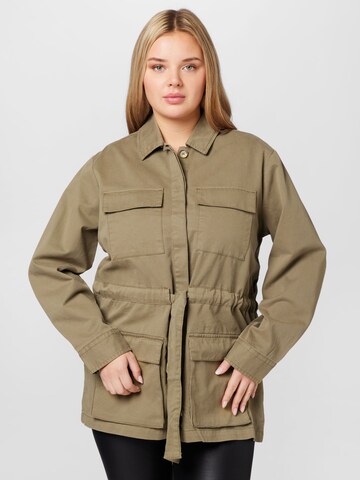 Veste mi-saison Dorothy Perkins Curve en vert : devant