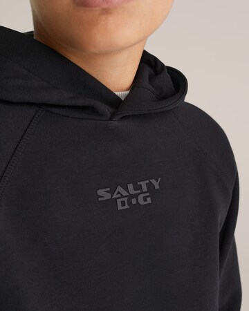 WE Fashion Sweatshirt 'Salty Dog' in Black