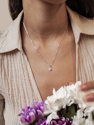 Hey Happiness Ketting 'Sailboat Sparkle' in Zilver: voorkant