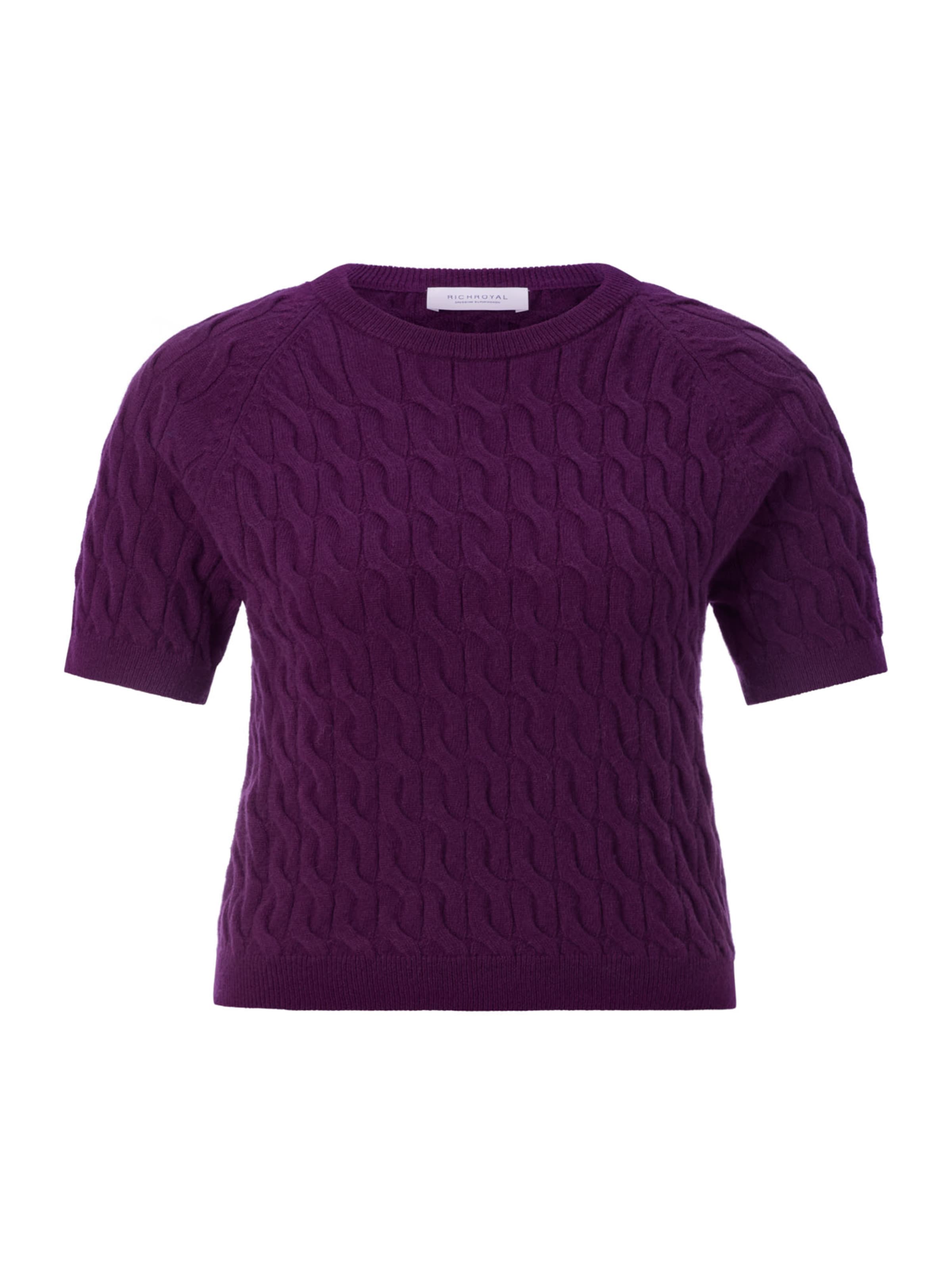 Rich & Royal Sweater in Purple: front