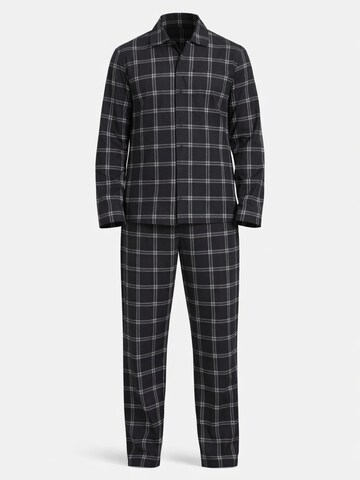 PANTONECLO - Pijama largo 'Pantoneclo Men’s Nightwear Set' en negro: frente