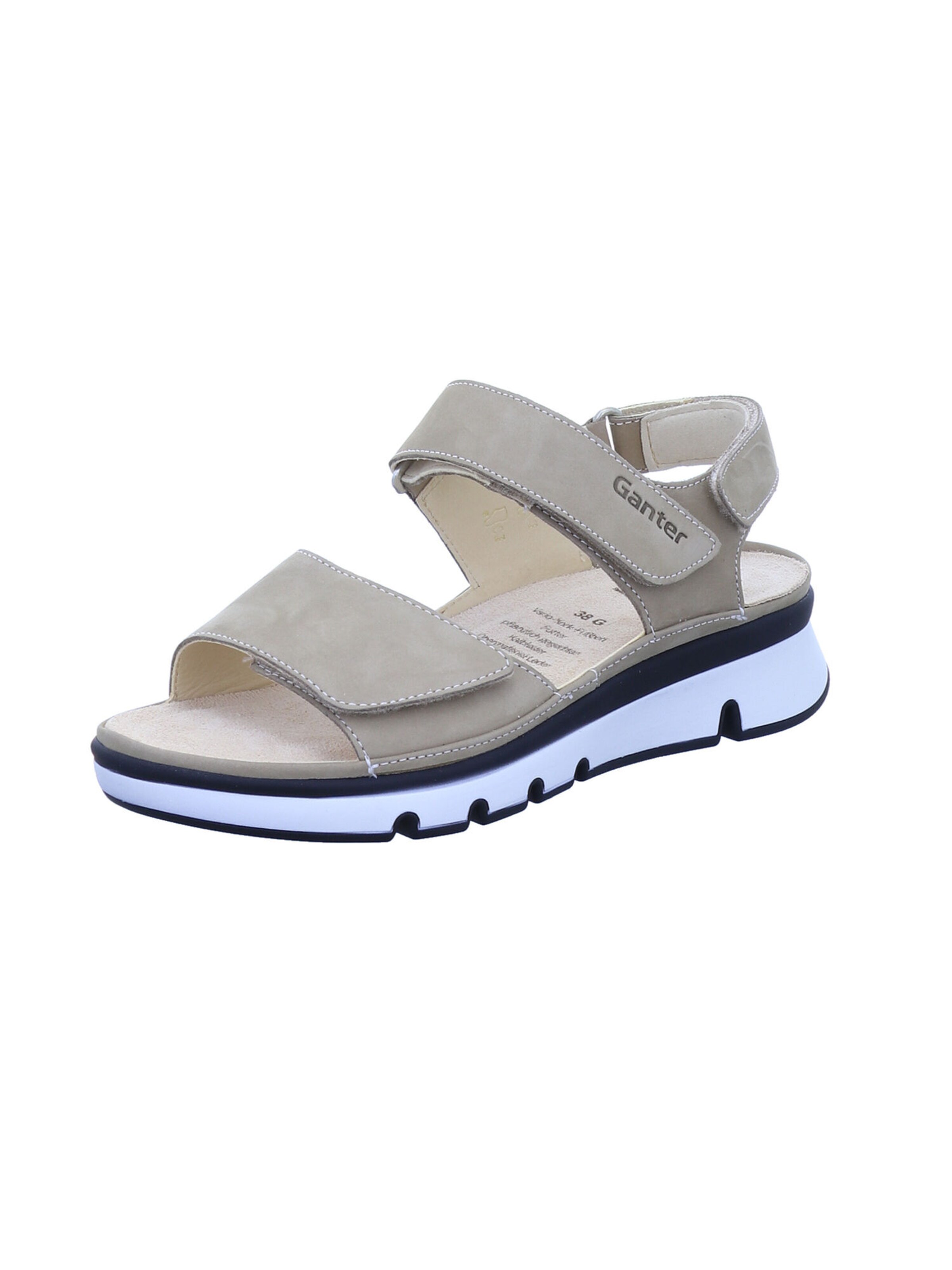 Ganter Sandals 'Gianna' in Grey: front