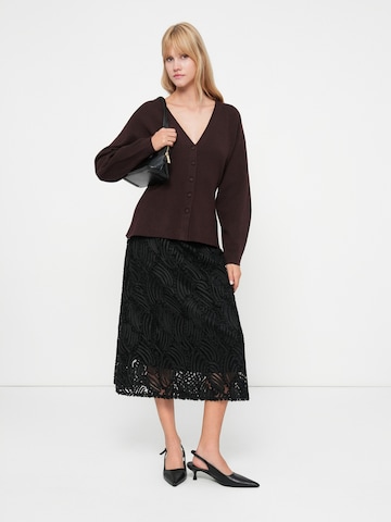 JDY Вязаная кофта 'JDYPRIME' в Коричневый