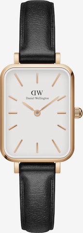 Daniel Wellington Damenuhr 'Quadro Pressed Sheffield RG White' in Schwarz: Vorderseite