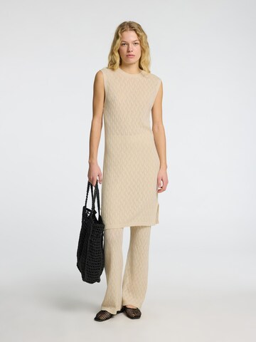 SELECTED FEMME Knit dress in Beige