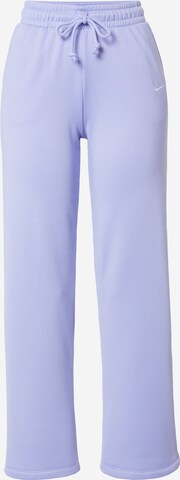 NIKE Ohlapna forma Športne hlače | vijolična barva: sprednja stran
