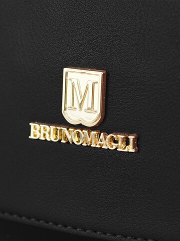 Borsa a mano 'Borsa a Mano Bruno Magli Grazia Saddle Eco-Leather Bottone Magnetico' di Bruno Magli in nero