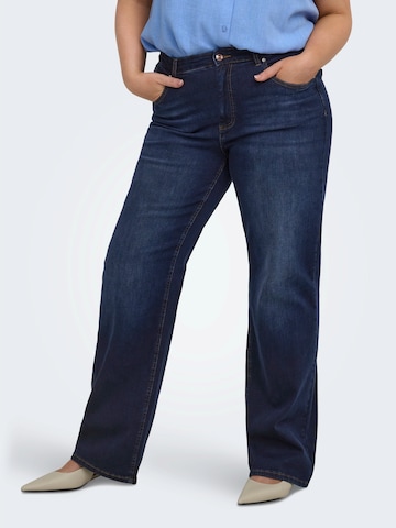 ONLY Carmakoma Wide Leg Jeans 'CARWILLY' i blå: forside