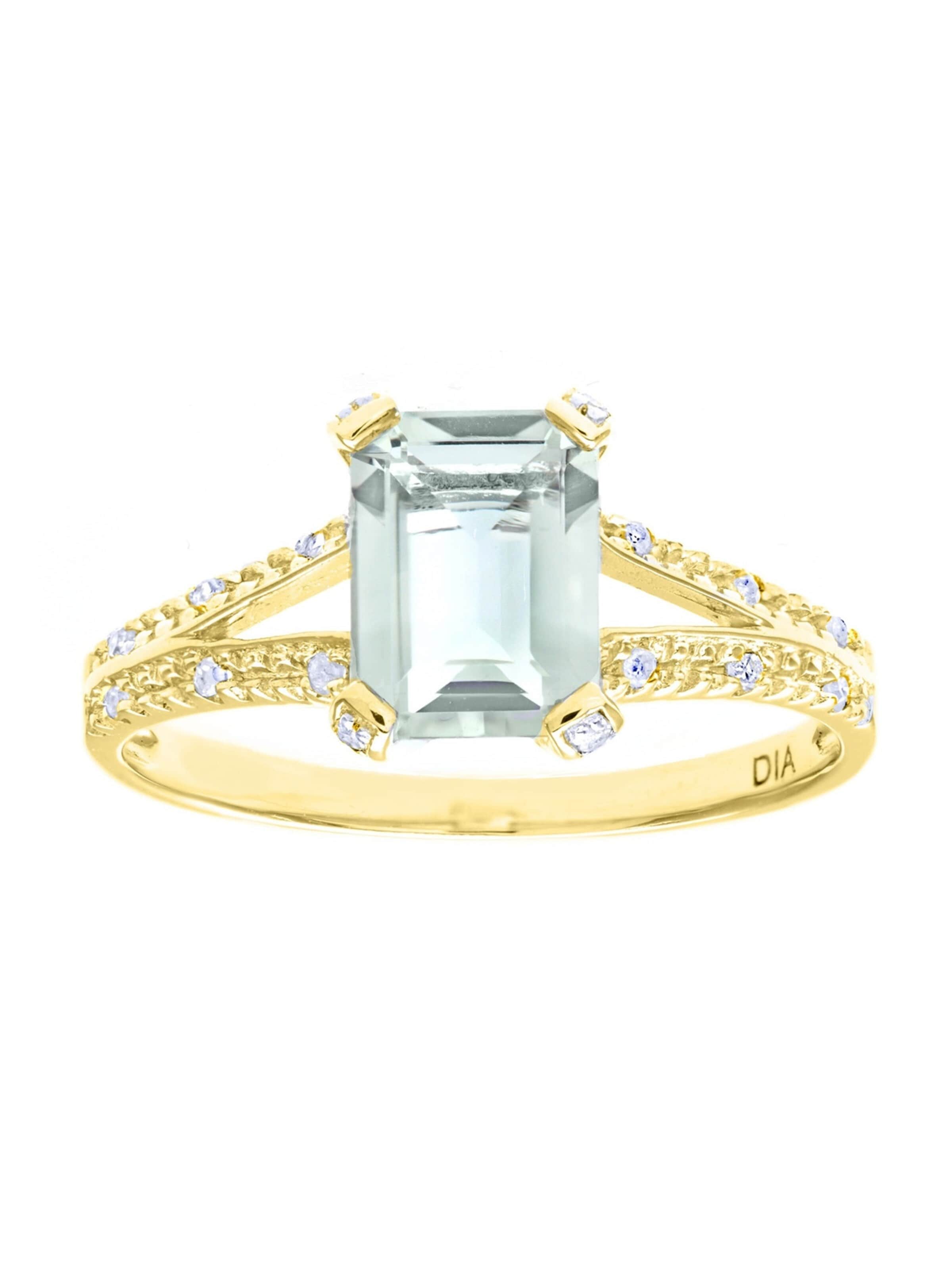 DIAMANT LETERNEL Ring in Gold: front