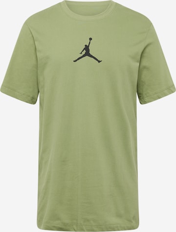 Jordan Shirt 'Jumpman' in Groen: voorkant