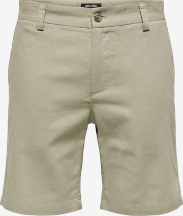 Only & Sons Regular Chino 'Eli' in Grijs: voorkant