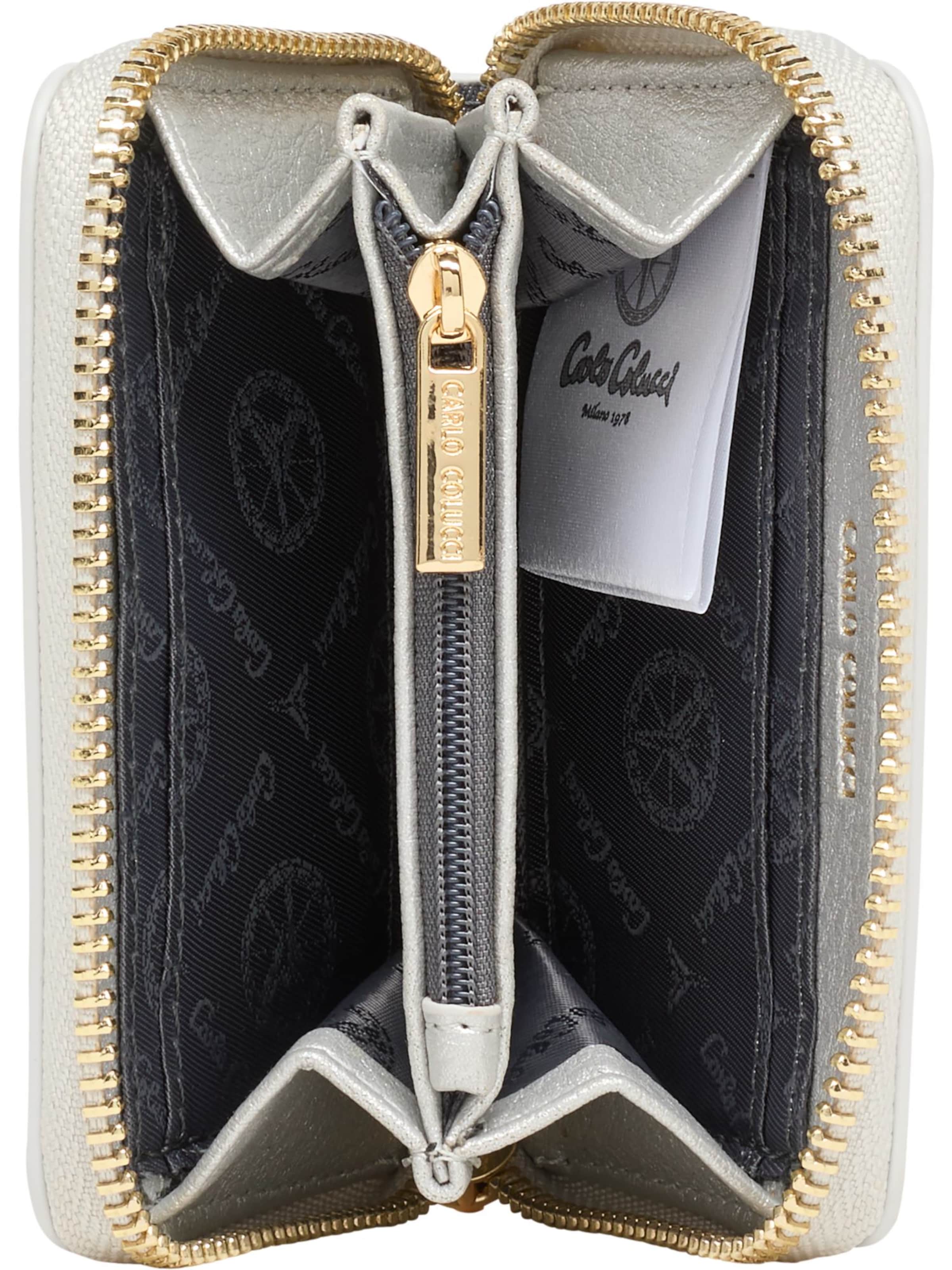 Carlo Colucci Portemonnee 'Delaiti' in Zilver