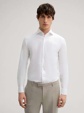 Coupe slim Chemise 'Pares' JOOP! en blanc : devant