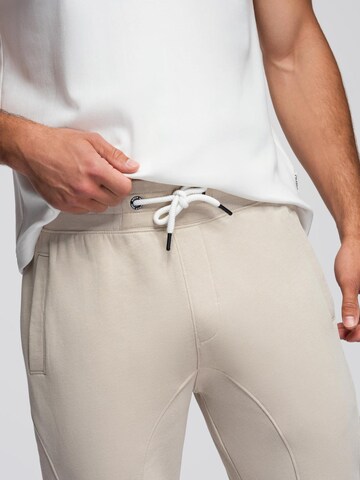 Ombre Tapered Broek in Beige