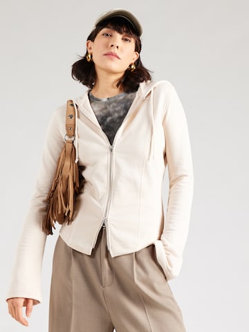 Monki Sweatjacka i beige: framsida