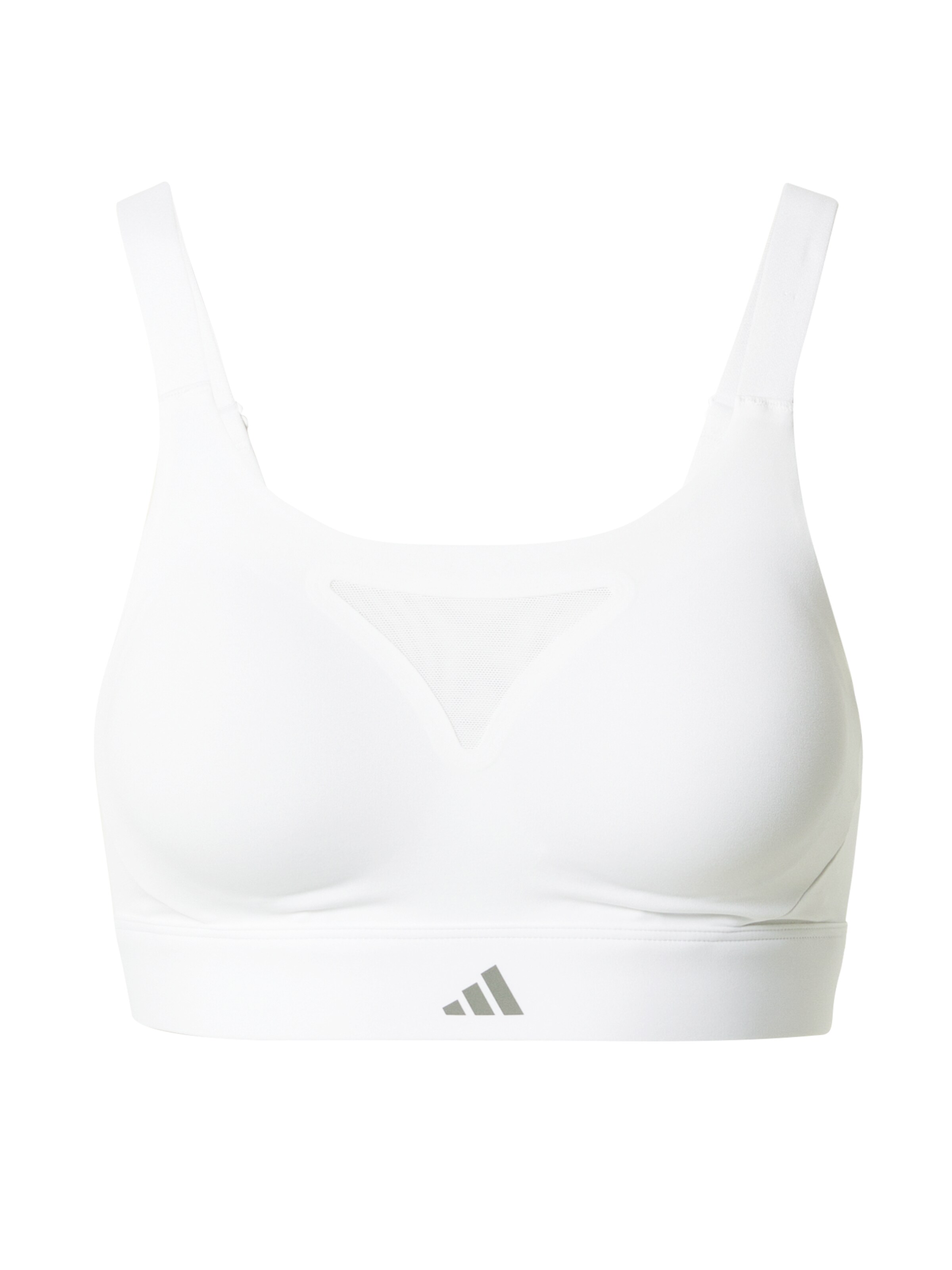 ADIDAS PERFORMANCE Bustier Sports-BH 'Tailored Impact High-Support' i hvid: forside