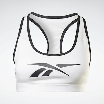 Reebok Bralette Sports Bra in White: front
