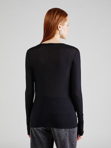 Sisley Shirt in Schwarz