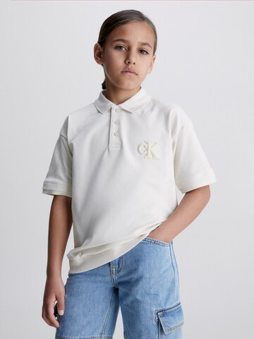 Calvin Klein Jeans Poloshirt in Grau: predná strana