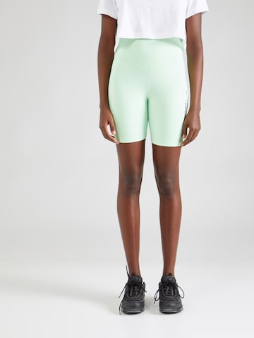 NIKE Skinny Sportbroek 'ONE' in Groen: voorkant