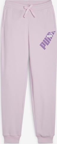 Tapered Pantaloni 'POWER' de la PUMA pe mov: față