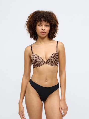 Hunkemöller T-shirt BH in Bruin