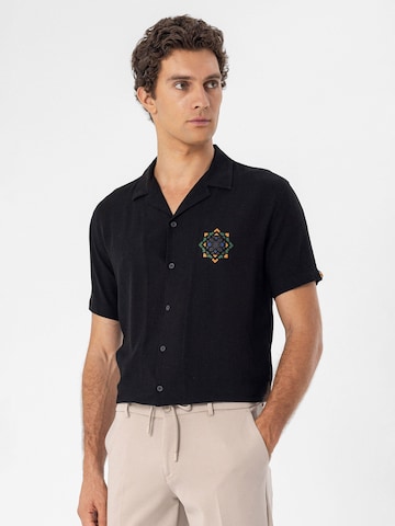 Antioch Regular fit Πουκάμισο σε μαύρο