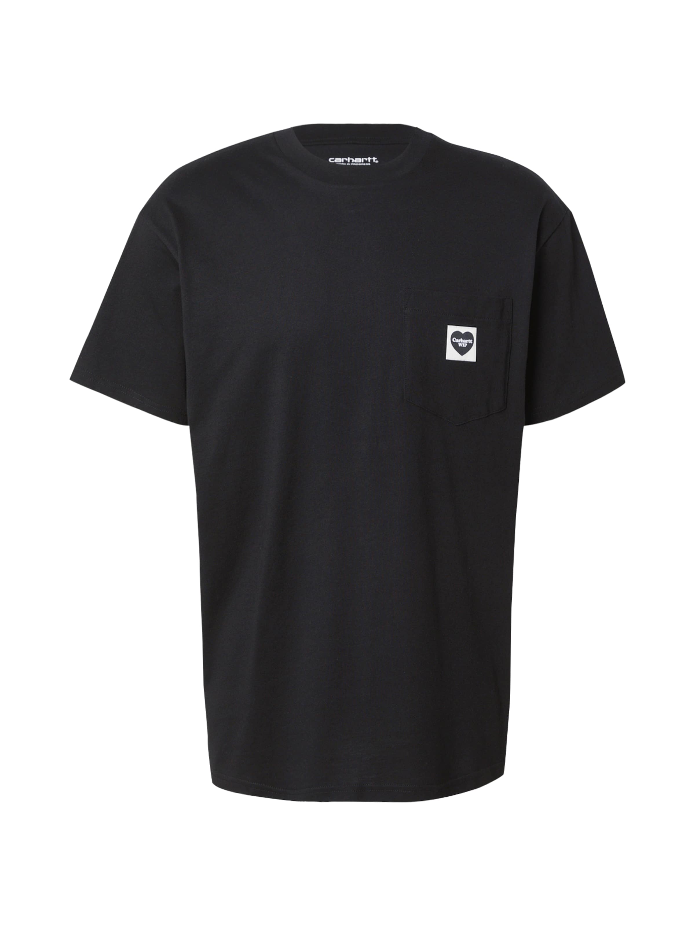 Carhartt WIP - Camiseta en negro: frente