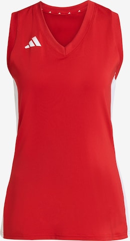 Haut de sport 'Quickset' ADIDAS PERFORMANCE en rouge : devant