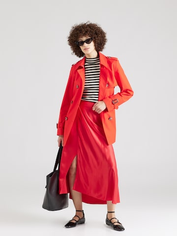 ESPRIT Přechodný kabát – červená