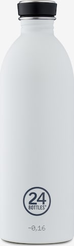 Gourdes 'Steel' 24Bottles en blanc : devant