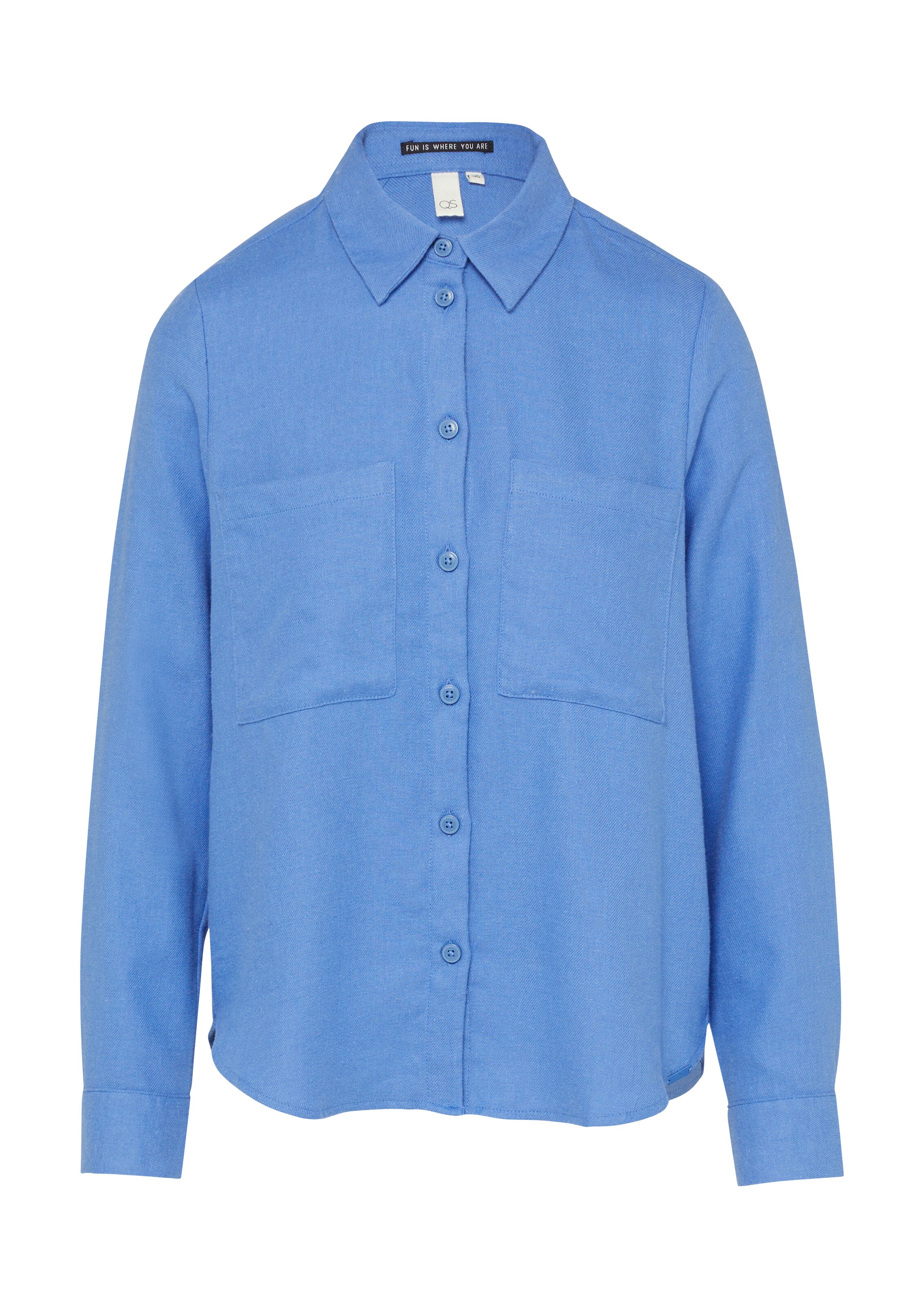 QS Blouse in XS in Sky blue, Item view