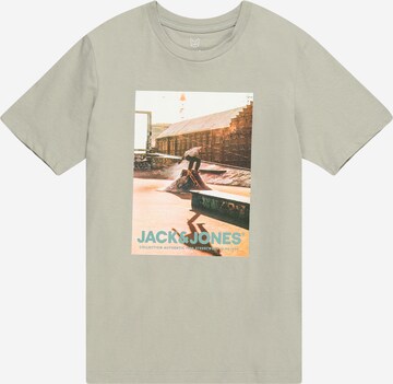 Jack & Jones Junior Tričko 'Gem' – šedá: přední strana