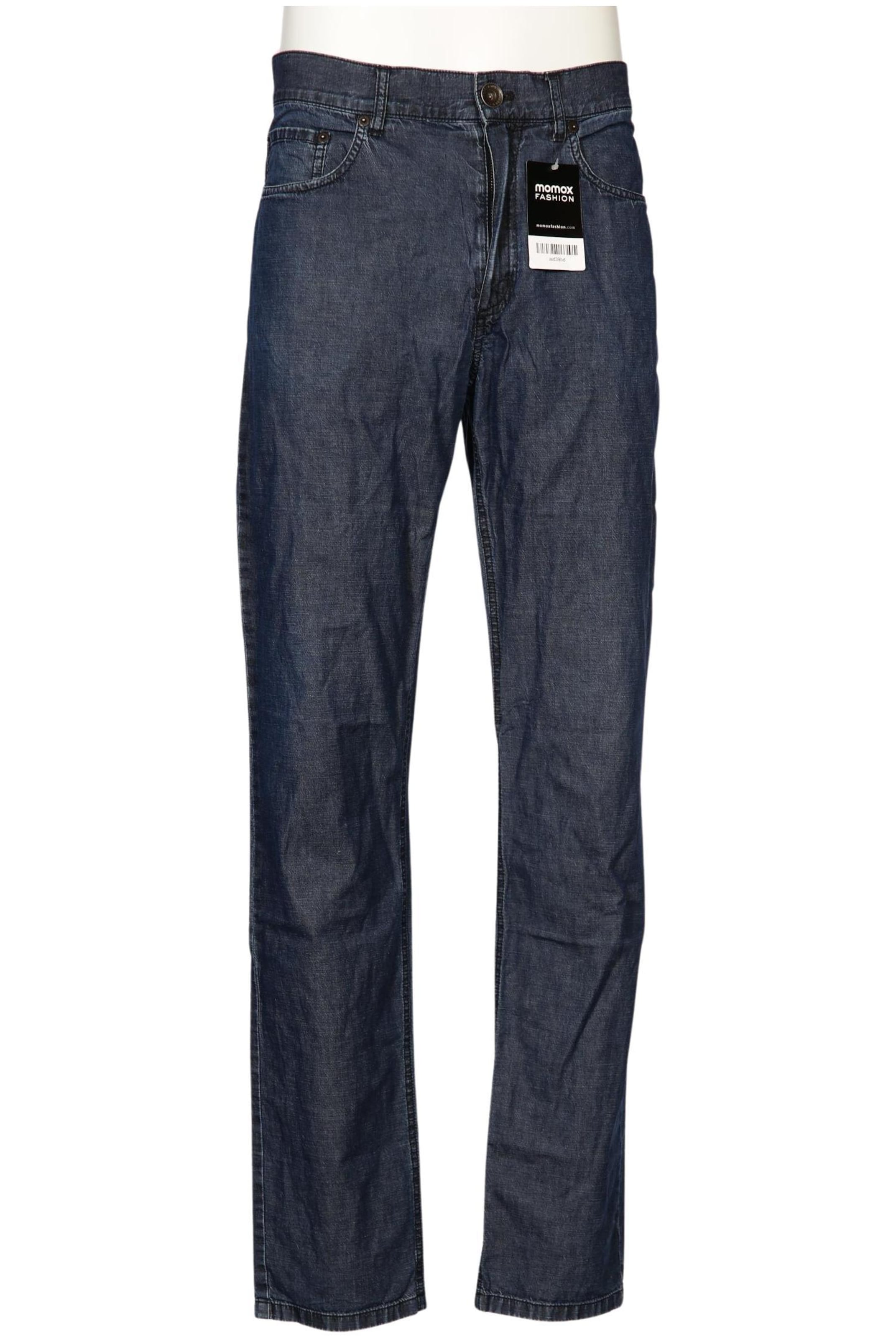 hessnatur Pants in 33 in Blue: front