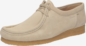 Chaussure à lacets 'Grashopper-H-011' SIOUX en beige : devant