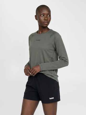 Hummel Functioneel shirt in Grijs: voorkant