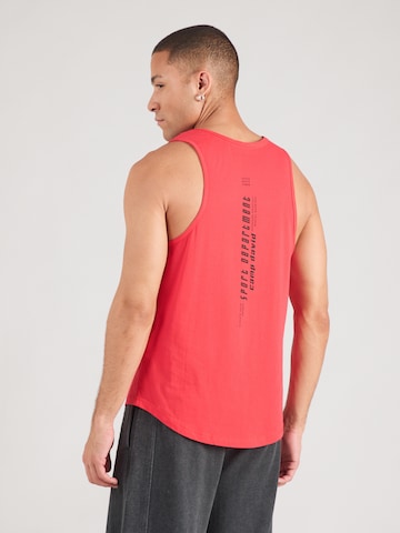 T-Shirt CAMP DAVID en rouge