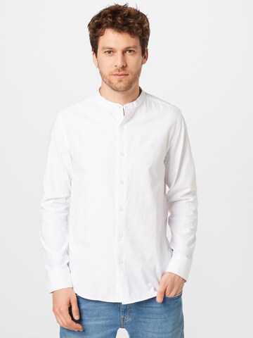 BURTON MENSWEAR LONDON Regular fit Overhemd in Wit: voorkant