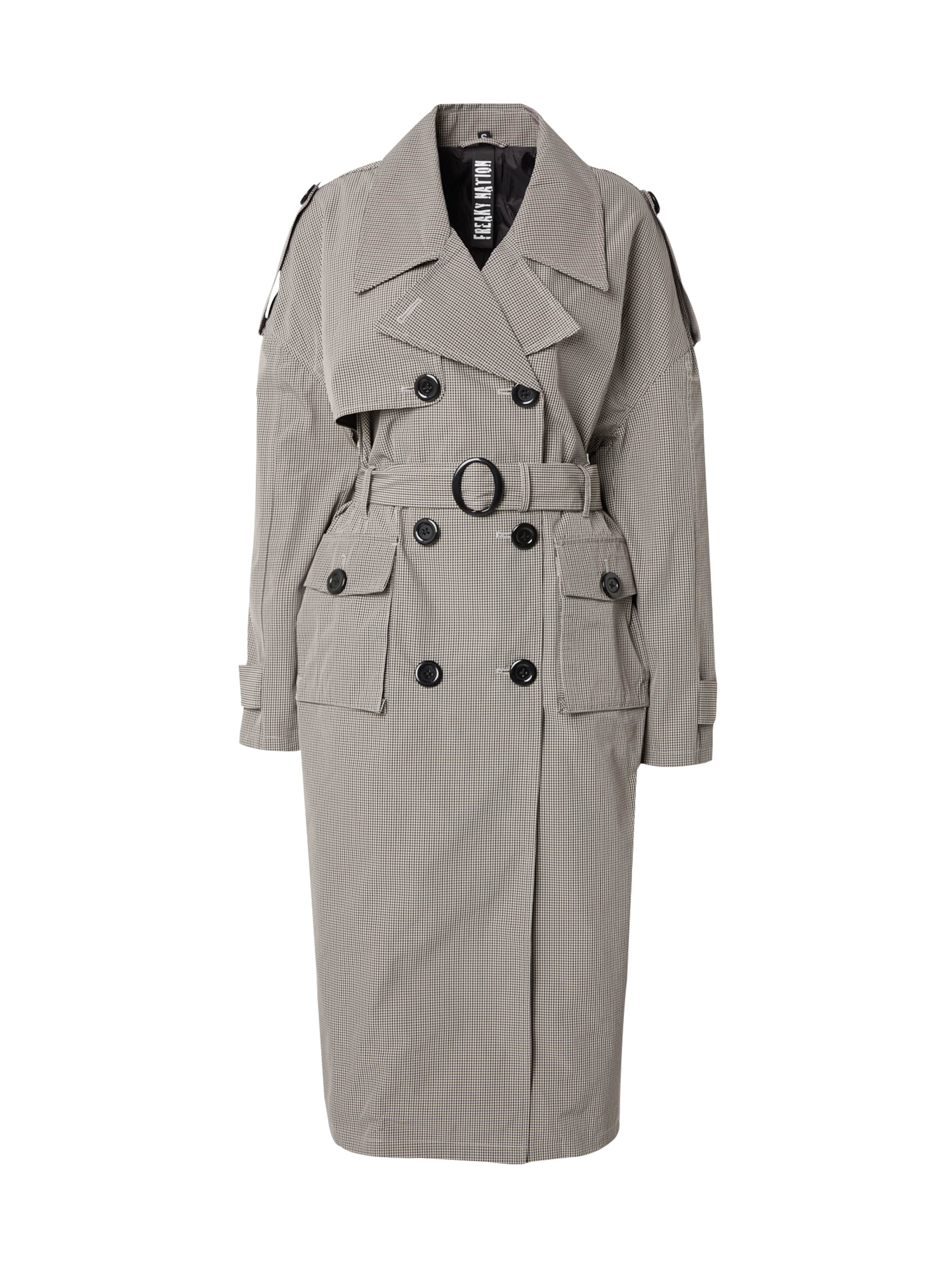 FREAKY NATION Overgangsfrakke &#x27;Like Tiffany&#x27; i grå: forside