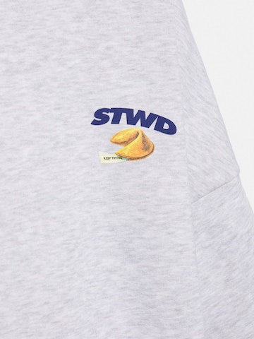 Felpa 'STWD GALLETA' di Pull&Bear in grigio