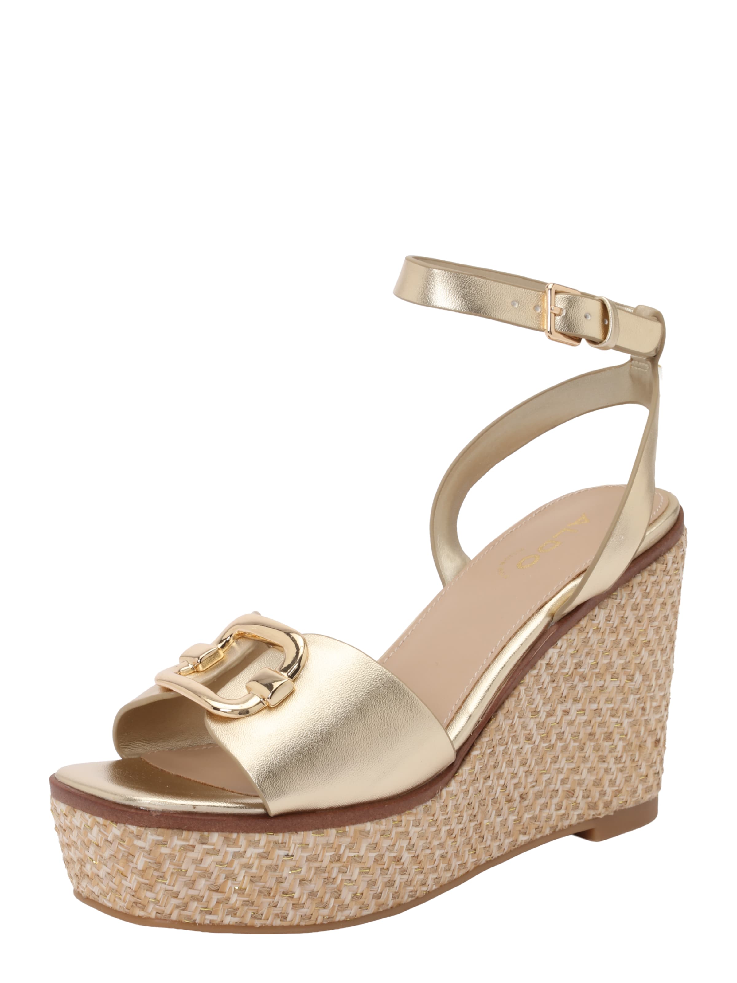 ALDO Páskové sandály 'CARRABRIRIA' – zlatá: přední strana
