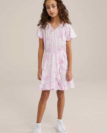 Abito di WE Fashion in rosa: frontale