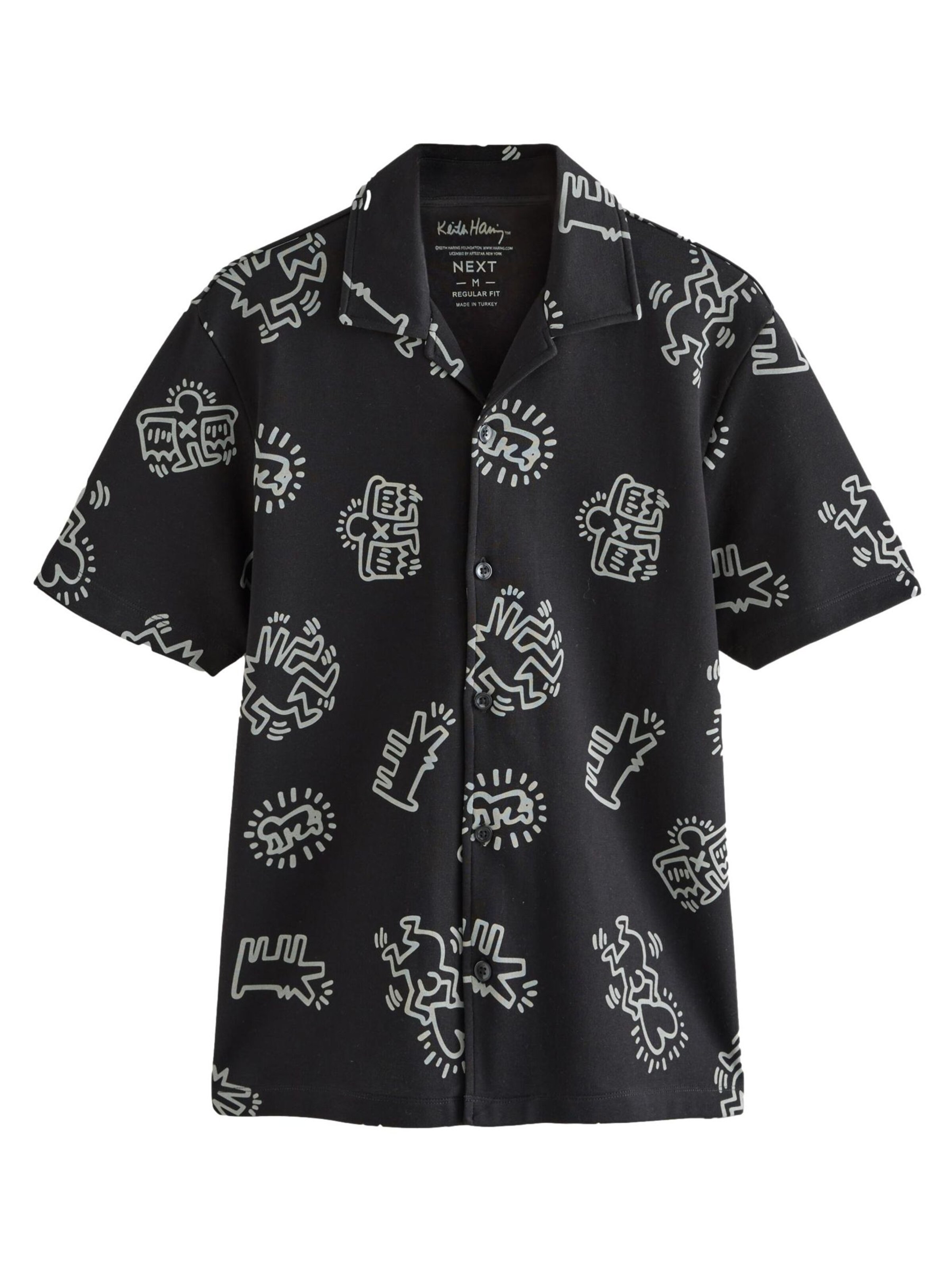 juoda Next Standartinis modelis Marškiniai: priekis