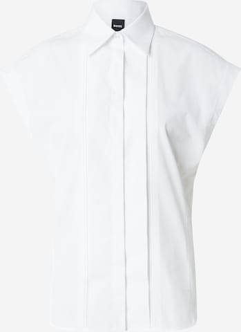 BOSS - Blusa 'Bireny' en blanco: frente