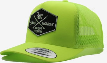 Surf Monkey - Boné desportivo em amarelo: frente
