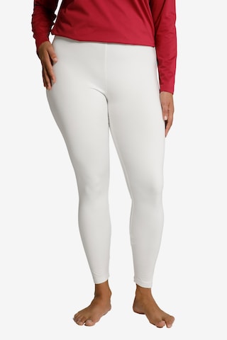 Ulla Popken Skinny Leggings in Weiß: predná strana