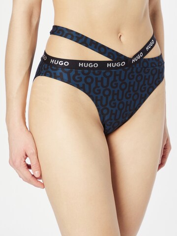 HUGO Red Bikinibroek in Blauw: voorkant