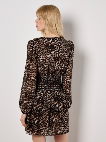 Robe Apricot en marron