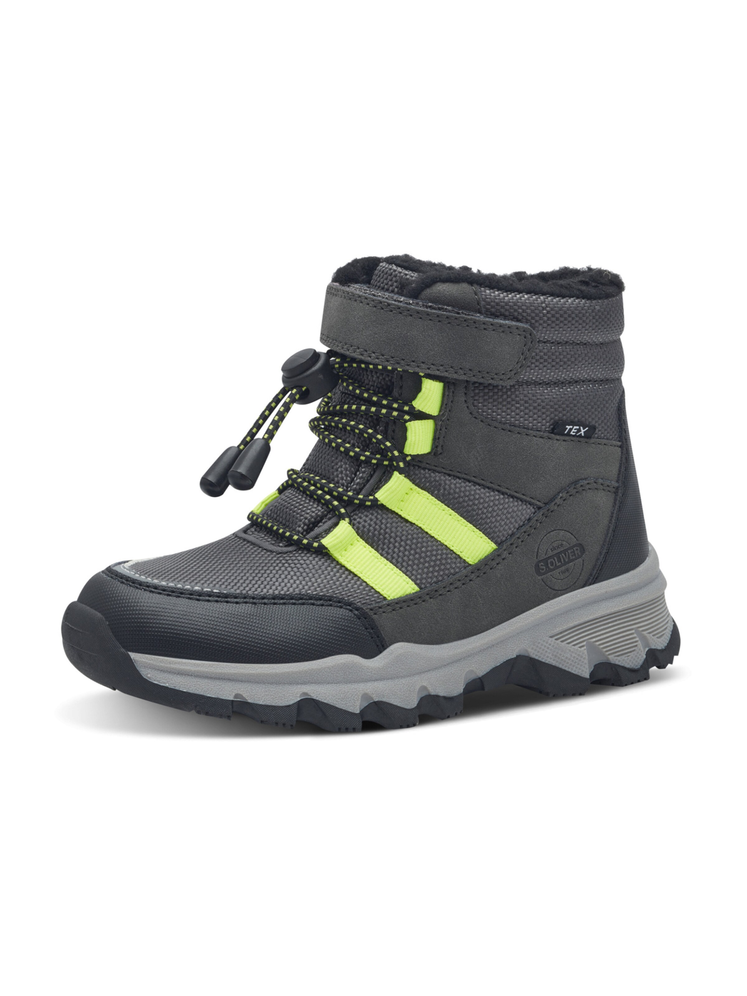 Bottes de neige s.Oliver en gris : devant